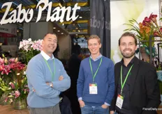 Kees Landvreugd, Tijmen Wijnker and Luke Broersen of Zabo Plant.